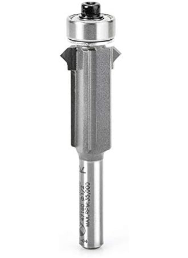 Amana Tool Amana Tool - 47160 Carbide Tipped Flush Trim V-Groove 5/8 Dia x 1" 4 Shank  - Image 1