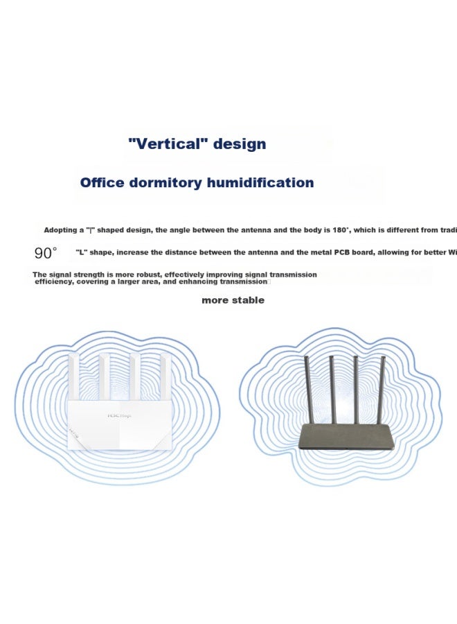 H3c New H3c Ax1500 Router Gigabit Wireless Wifi6 High Speed Router 1500m Wall-penetrating Home 5g Dual-band Mesh Vertical Gaming Accelerator - Image 2