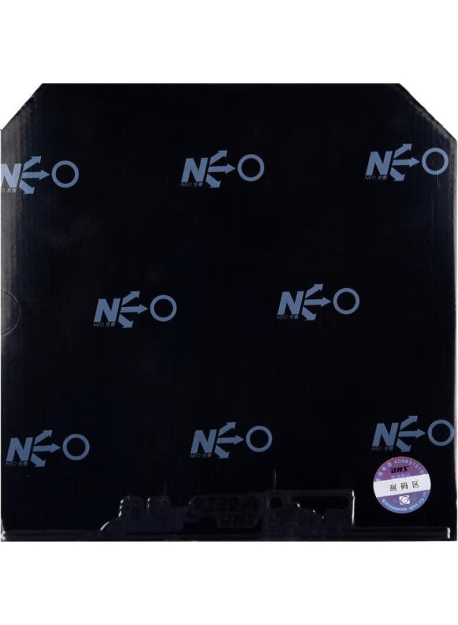 Dhs (Double Happiness) Blue Sponge Neo Sheng Kuang 3 Table Tennis Rubber, Inorganic Sheng Kuang 3, Table Tennis Racket Rubber, Black, 39 Degrees, 2.15Mm - Image 1