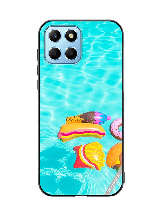 VR CREATIVE Protective Case Cover For Honor X8 5G Food Chill Design Multicolour - Image 1