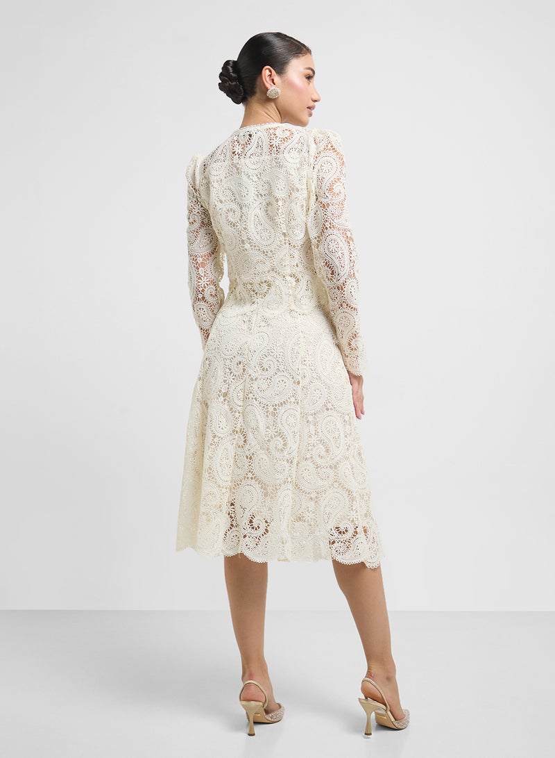 Khizana Lace Top & Skirt Set  - Image 2