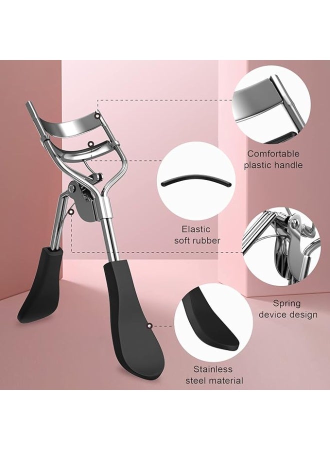 Eyelash Curler - Professional Quality Ergonomic Design - Black - Image 5