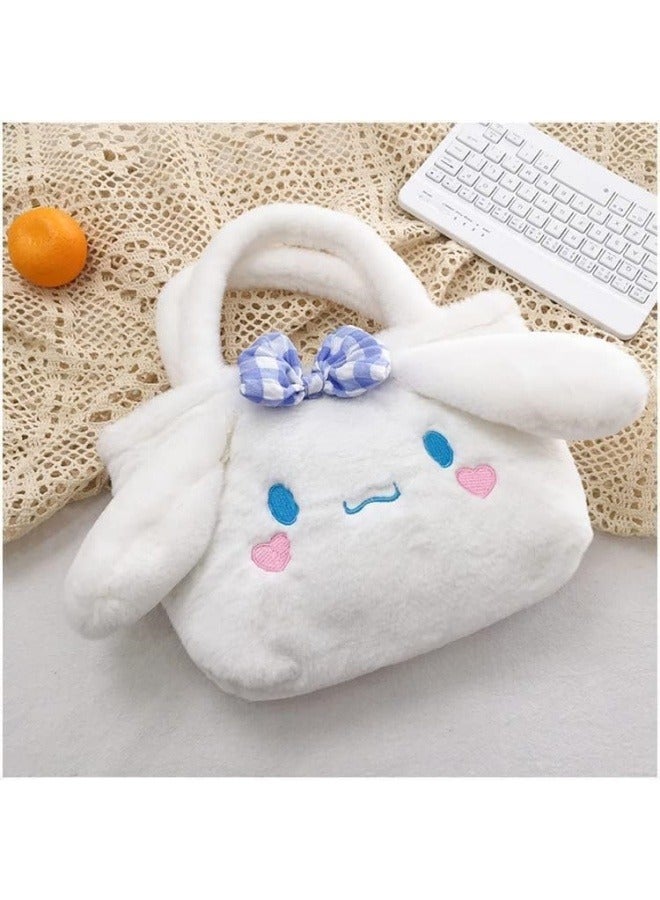 GRUCIY Kawaii Cinnamoroll Sanrio Plush Bag My Melody Anime Handbags Kt Cat Purin Dog Kuromi Plushie Handbag for Girls - Image 2