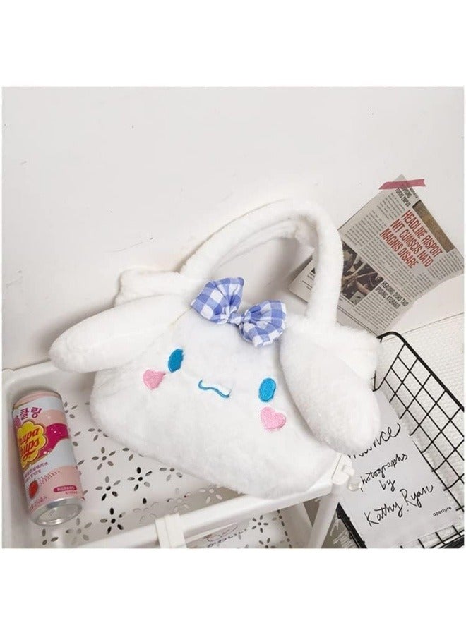 GRUCIY Kawaii Cinnamoroll Sanrio Plush Bag My Melody Anime Handbags Kt Cat Purin Dog Kuromi Plushie Handbag for Girls - Image 3