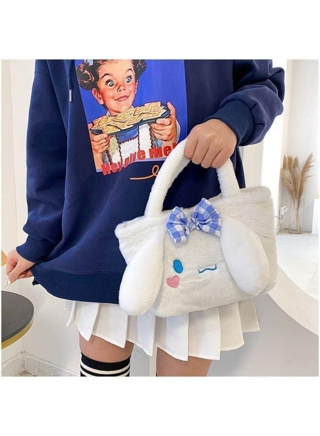 GRUCIY Kawaii Cinnamoroll Sanrio Plush Bag My Melody Anime Handbags Kt Cat Purin Dog Kuromi Plushie Handbag for Girls - Image 4