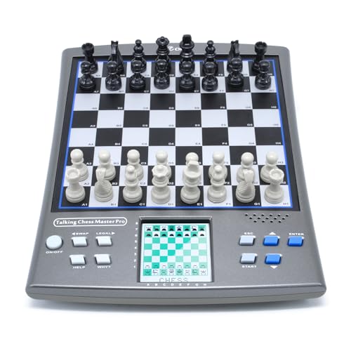 iCore Electronic Chess Set Talking Computer Chess Board 100 Preset Exercises 5 Levels 40 Famous Electronic Chess Games for Kids Adults - Image 1