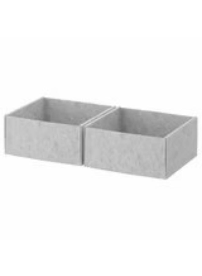 KOMPLEMENT Box light grey 25x27x12 cm - Image 1