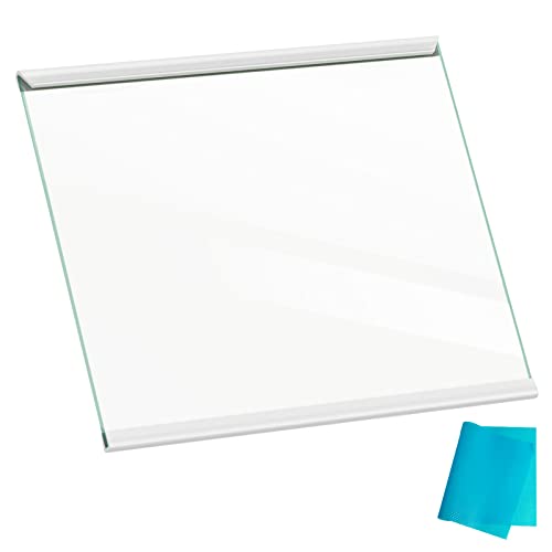 Alvar UPGRADED W11130203 Glass Shelf Compatible with Whirlpool Freezer Shelf Replacement Refrigerator Glass Door Shelves Parts W10527849 W10773887 PS12347522 WRS571CIHZ04 WRS571CIHZ01 Glass Freezer Shelf - Image 1
