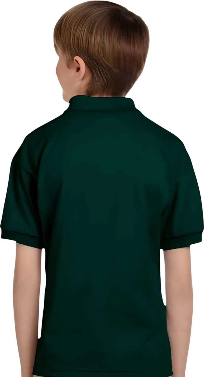 Tezzgelsin 3-Piece Boys Cotton Polo Collar T-Shirt Daily and School Uniform School T-Shirt