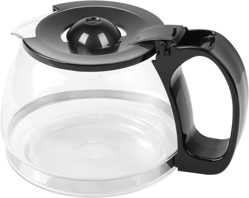 CHAR YONG إبريق زجاجي سعة 4 أكواب يناسب جهاز Mr. Coffee 191640-000-000، إبريق زجاجي عالمي لآلة صنع ��لقهوة كبديل للإبريق مع صنبور سهل الصب ومقبض مريح. - Image 1
