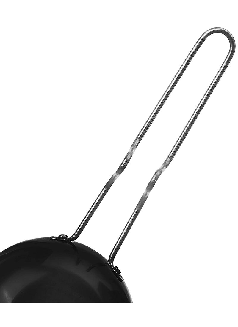 Pass Pass pass pass Aluminium Tadka Pan with Steel Handle Tadka Pan  - Image 3