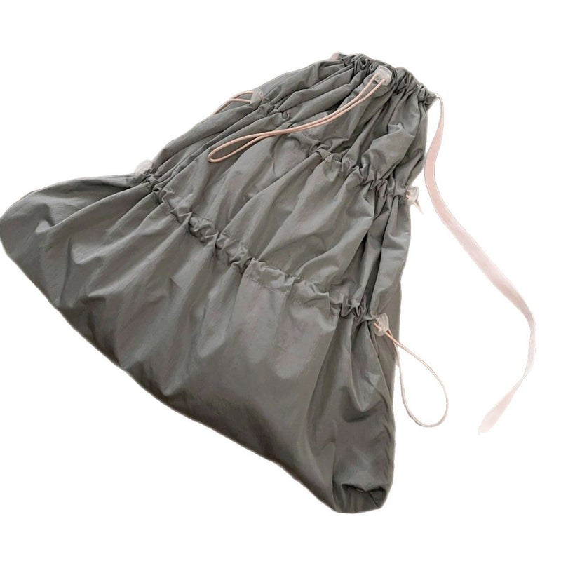 Waterproof Nylon Drawstring Backpack Large Capacity Unisex Casual - Image 5