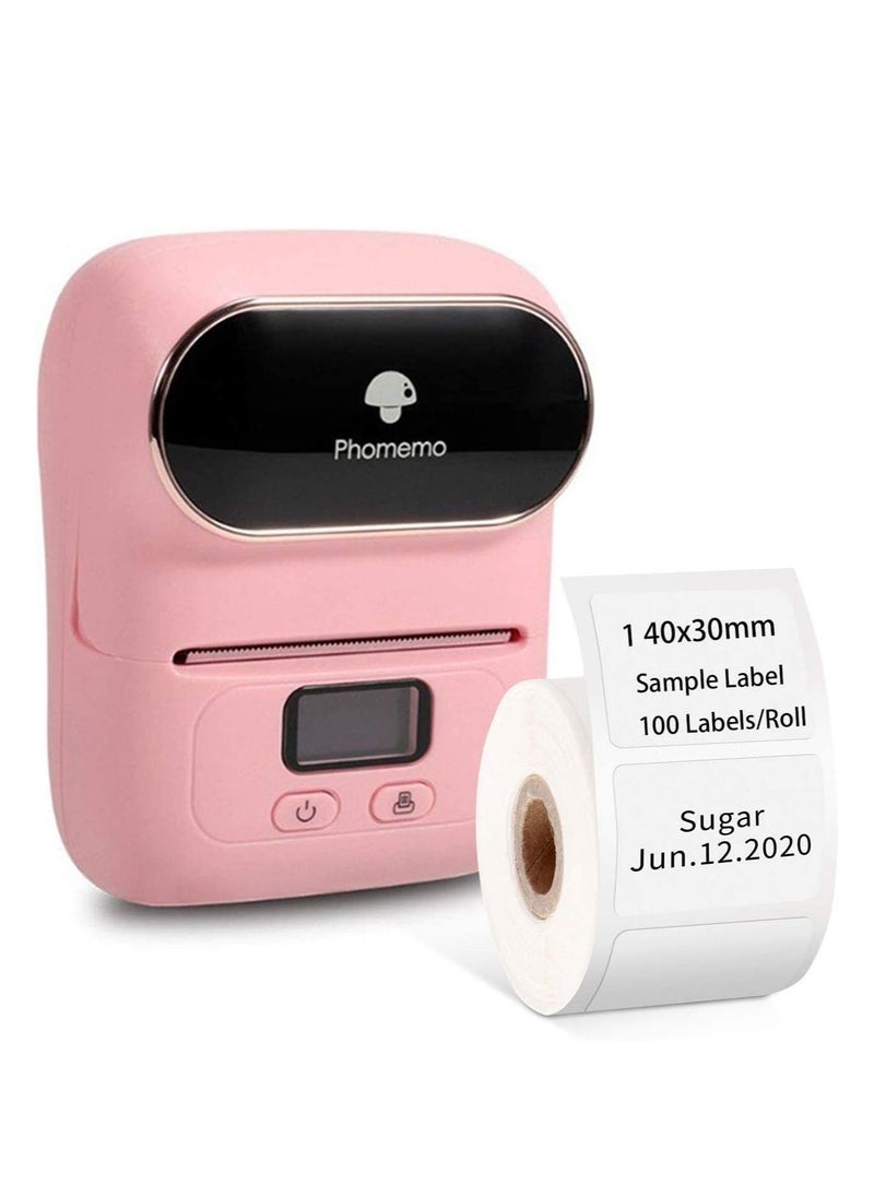 Phomemo M110 Portable Thermal Label Printer Maker Bluetooth Connection For Labeling And Stickers Compatible with Android & iOS