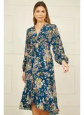يامي teal floral