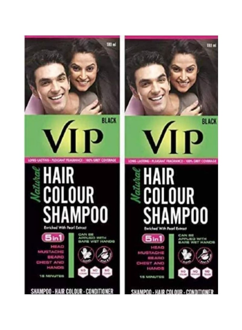 في آي بي مجموعة شامبو لصبغ الشعر مكونة من قطعتين متعدد الألوان 180مل - Image 1