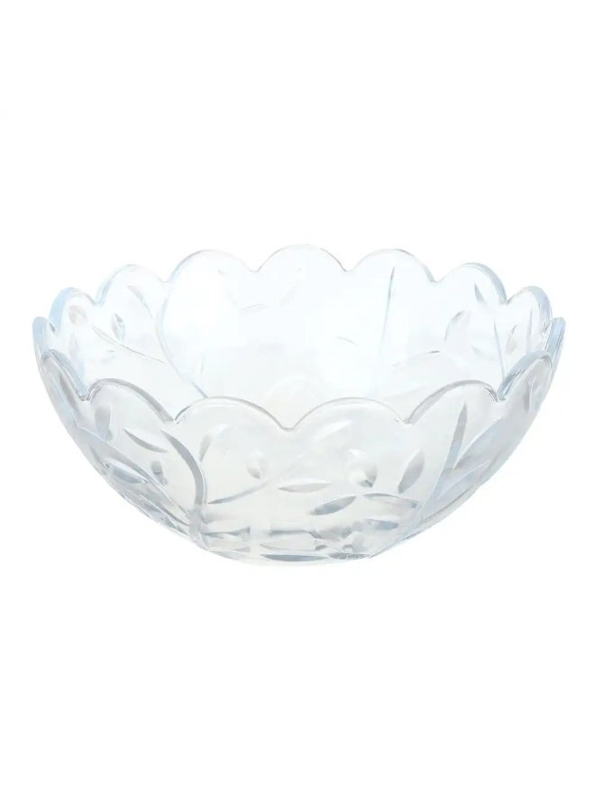 طقم أطباق زجاجي منقوش للفواكه مكون من 7قطع بمقاسات مختلفة، تصميم أنيق يناسب التقديم اليومي والضيافة، زجاج متين وسهل التنظيف يضيف لمسة جمالية للمائدة - Image 1