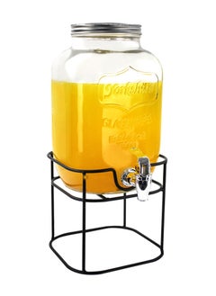 Generic Home Smart Juice Dispenser with Stand Cold Water Pitcher with Tap and Air Tight Lid Cocktail Barrel 4 Liter  - Image 1