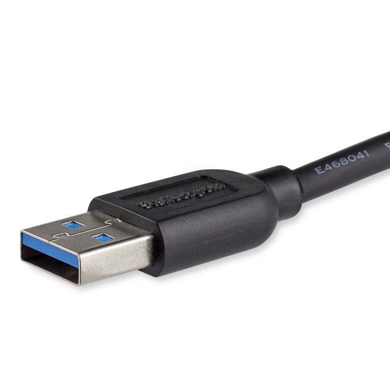 StarTech.com 15cm 6in Short Slim USB 3.0 A to Micro B Cable M/M - Mobile Charge Sync USB 3.0 Micro B Cable for Smartphones and Tablets (USB3AUB15CMS) - Image 2