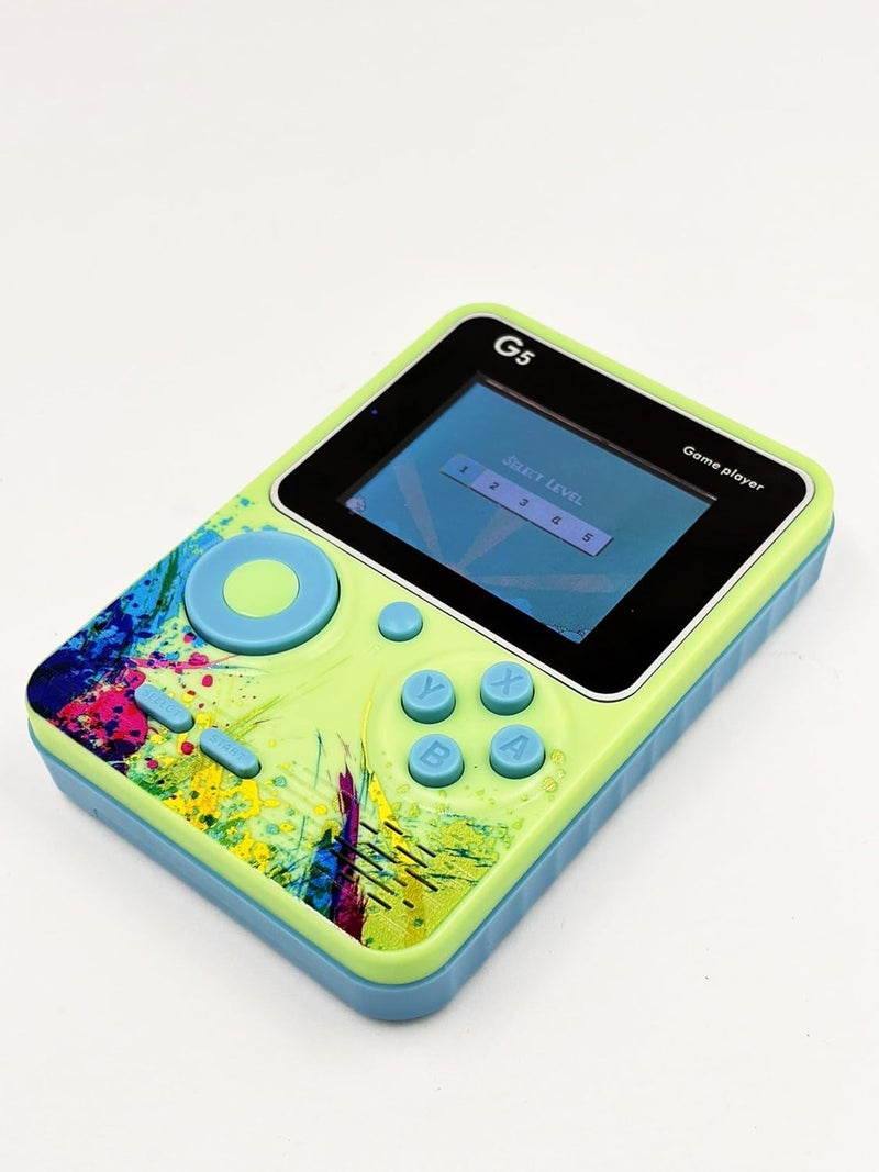 Derovan G5 Retro Handheld Game Console – 500 Classic Games, Pocket-Sized, 3″ LCD, Rechargeable, TV Output - Image 2