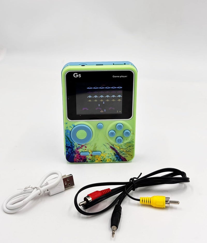 Derovan G5 Retro Handheld Game Console – 500 Classic Games, Pocket-Sized, 3″ LCD, Rechargeable, TV Output - Image 4