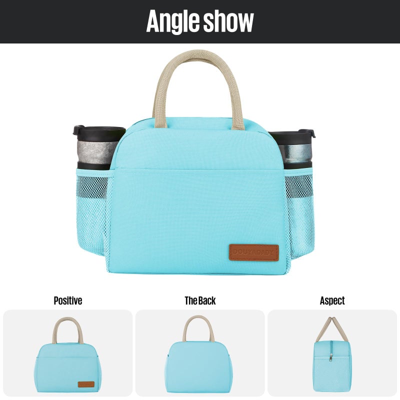 douyadady Lunch Bag Women/Men Lunch Box Women/Men (blue) - Image 5