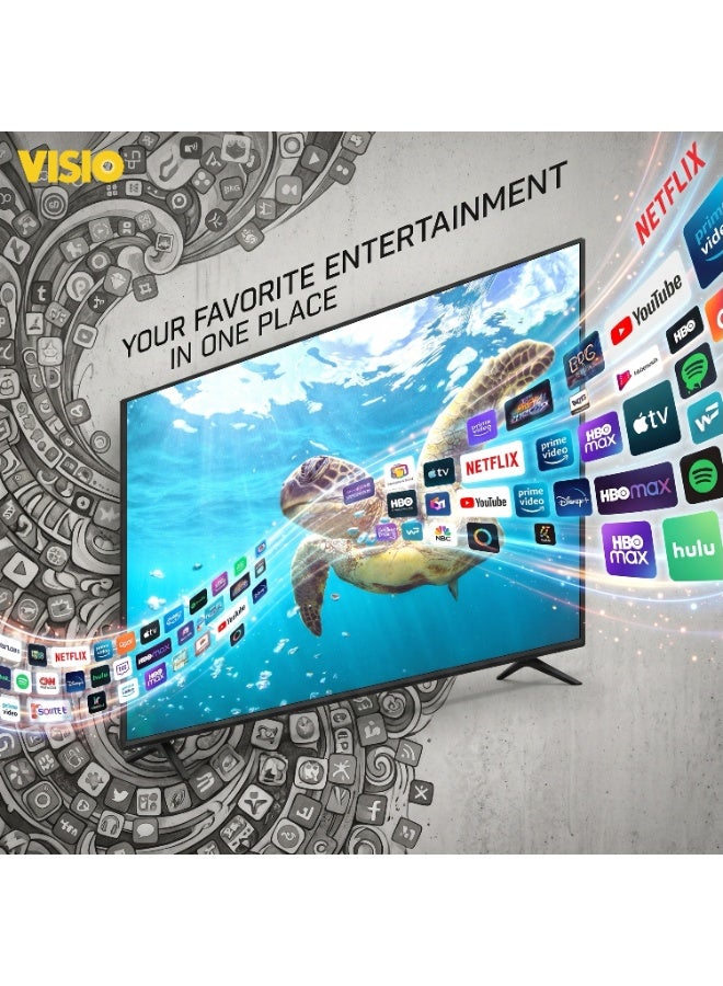 VISIO 75 Inch 4K UHD Smart TV, Google TV Interface, Voice Remote with Google Assistant, Free Wall Bracket - Black [75VSSU3Google - Image 3