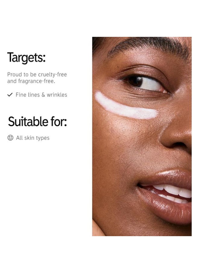 The INKEY List Retinol Eye Cream 15ml, Reduce Wrinkles and Fine Lines, Night Cream, Vegan Friendly, Suitable For All Skin Types