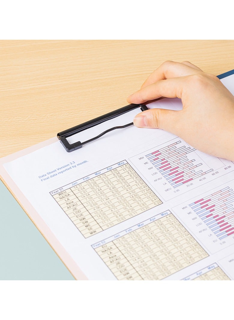 Deli EF403 Clipboard 1 piece, A4 Blue/Green/Pink 鈥?Ideal for Office, School, and Organization - Image 4