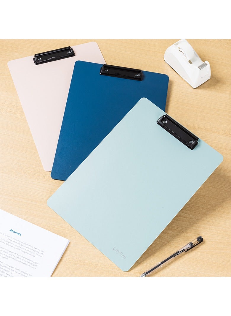 Deli EF403 Clipboard 1 piece, A4 Blue/Green/Pink 鈥?Ideal for Office, School, and Organization - Image 2