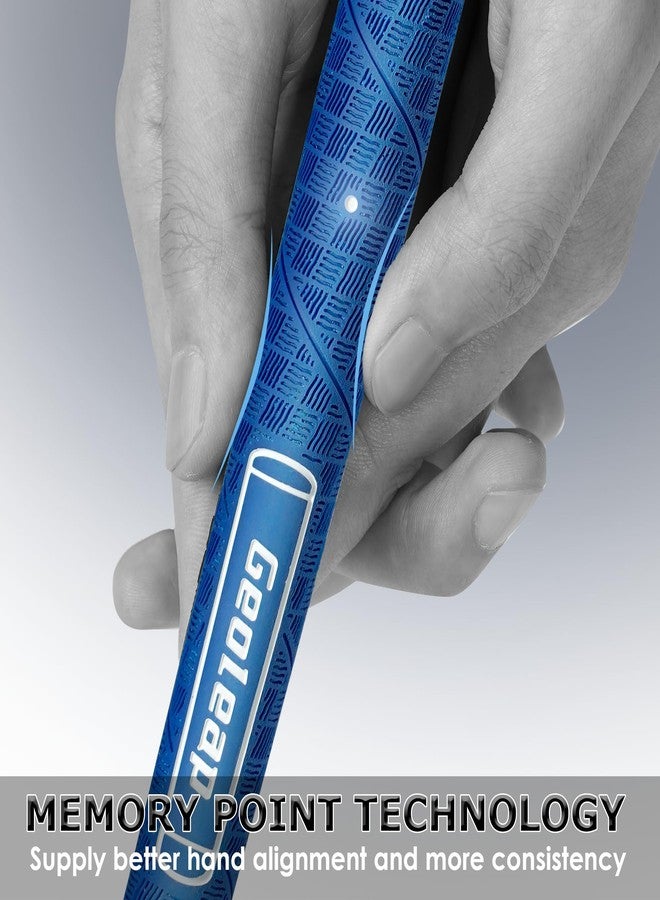 Geoleap Golf Grip Set of 13- Grips with 15 Tapes and Grips with All Repair Kits for Choice,Memory Point assists Hand Placement,Premium Rubber Golf club Grips with Corrugated Textured Control - Image 3