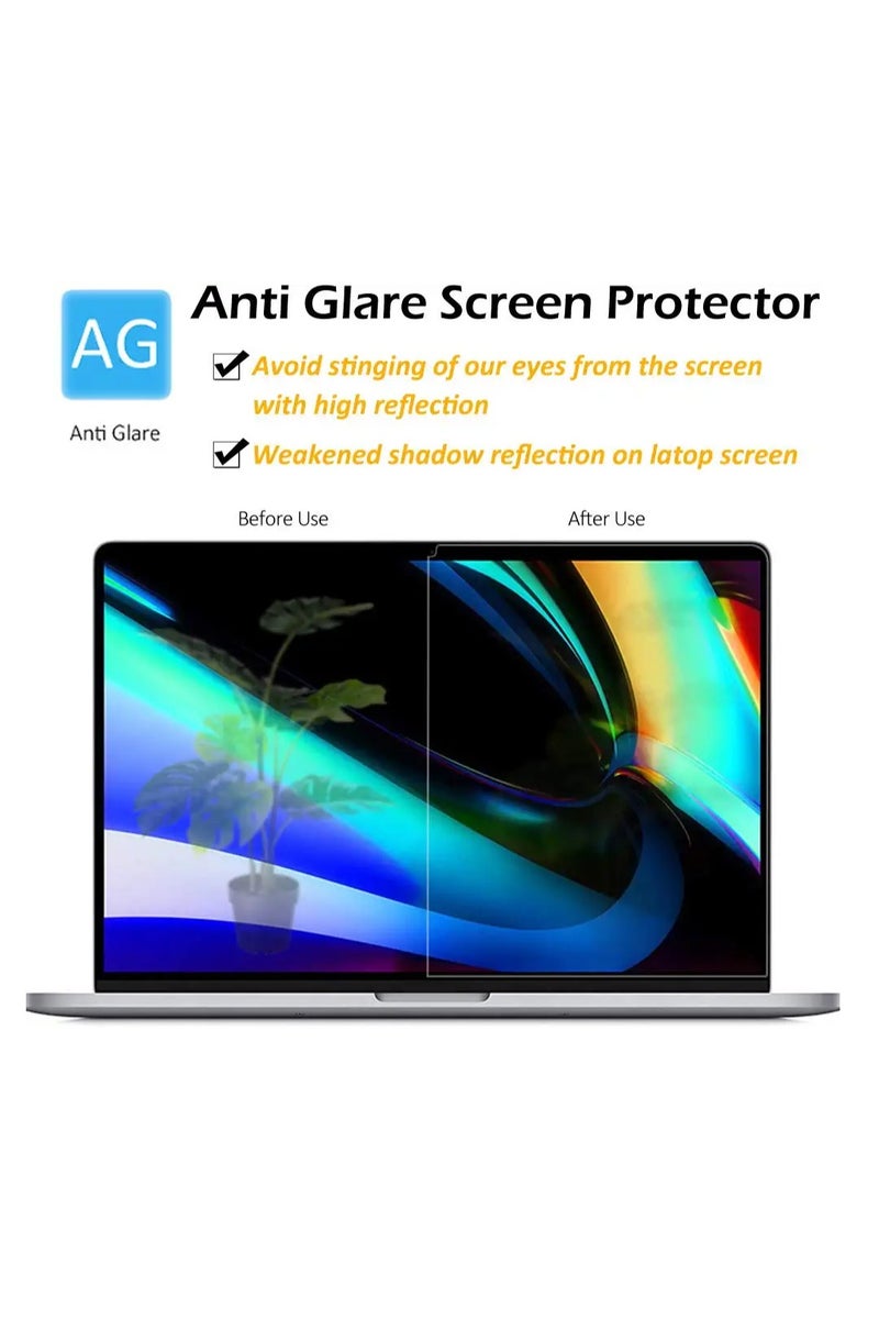 1Pack Anti Glare Screen Protector for New Apple 2025-2024-2023 MacBook Air 15 inch (Model: A3241 A3114 A2941) Laptop with M4 M3 M2 Chip 15.3 inch Laptop,Anti Fingerprint (Matte) Shield - Image 1