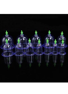 DubaiGallery CUPPING KIT SET Vacuum Cupping Set Health Care Vacuum Cupping Portable Body Relaxation Massage Therapy Kit Cupping Cups  - Image 2