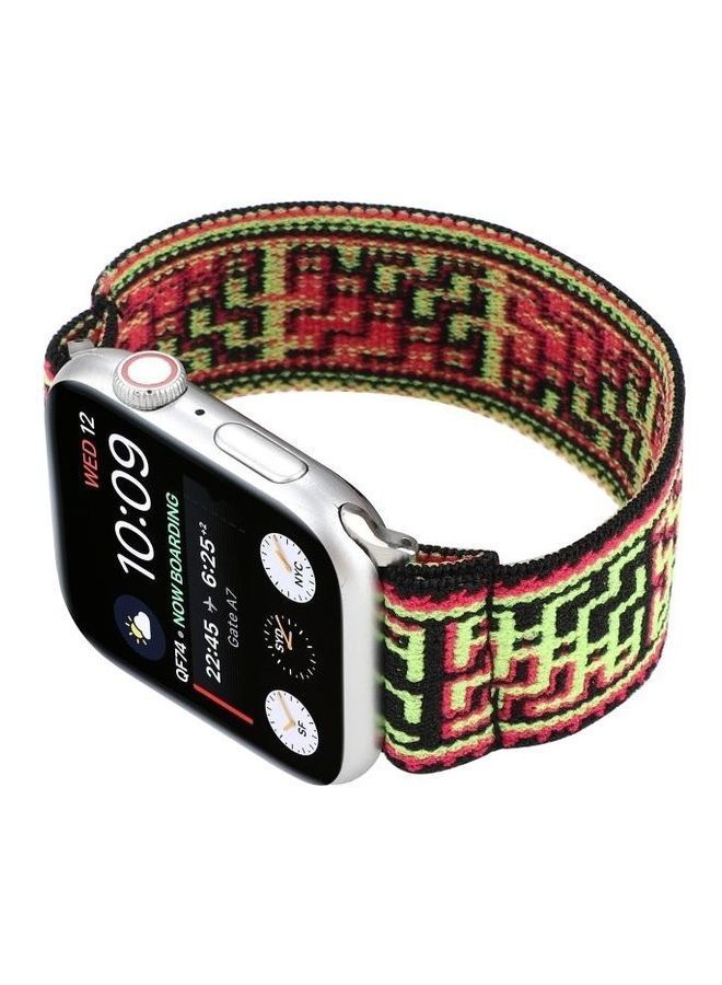NIBEMINENT Replacement Watchband For Apple Watch Series 7 45mm/6 & SE 5 4 44mm/3 2 1 42mm Multicolour - Image 3