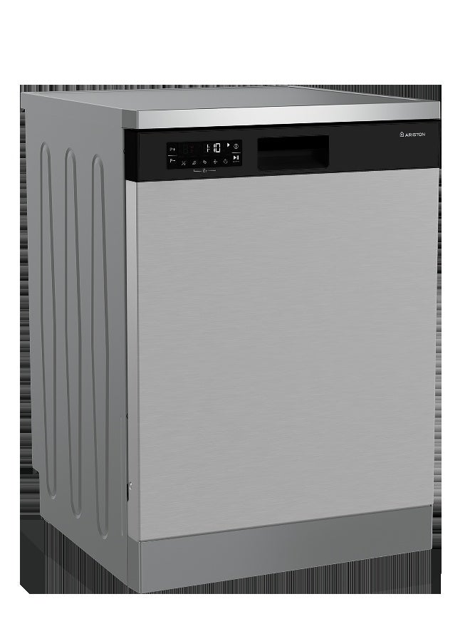 Ariston ARDF658DD13XME Dishwasher, 15 Place Setting, 8 Programs Stainless Steel ARDF658DD13XME Stainless Steel - Image 2