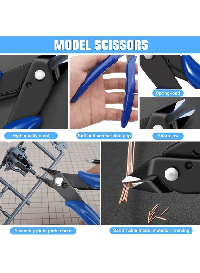 OFNMY Professional 53 PCS Gundam Model Tools Kit Hobby Building Tools Craft Set Gundam Modeler Basic Tools for Basic Model Building, Repairing and Fixing - Image 3