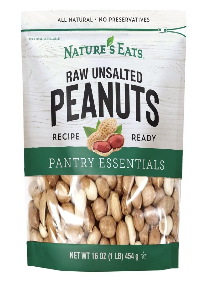 Nature's Eats Raw Peanuts 16oz