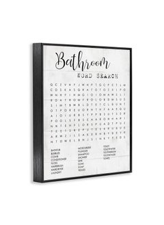 Stupell Industries Stupell Industries Bathroom Search Fun Family Word, Design by Daphne Polselli Wall Art, 11 x 14, Black  - Image 3