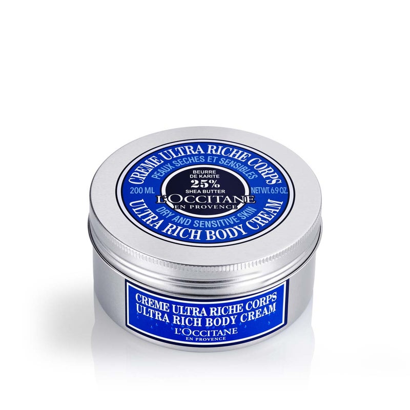 L'OCCITANE Shea Butter Ultra Rich Body Cream - 200 ML  - Image 1
