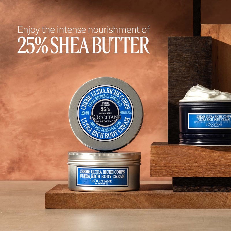 L'OCCITANE Shea Butter Ultra Rich Body Cream - 200 ML  - Image 5
