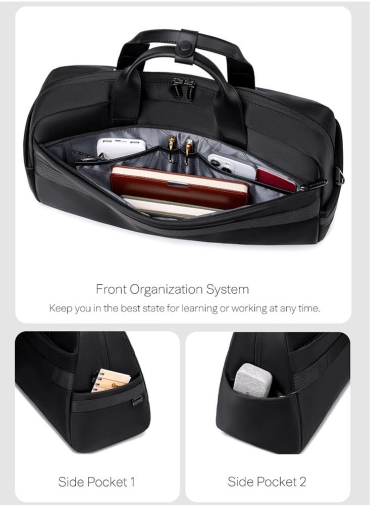 ARCTIC HUNTER Travel Duffle Bag, Large Business College Hand Carry Bag with Laptop and Tablet Compartment, Black  - Image 4
