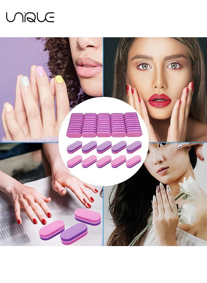 Unique - 20Pcs Mini Nail Buffers 100/180 Grit Sponge Nail Files Double Sided Nail buffers Bulk Buffing Blocks Professional Manicure Set for Acrylic Nails Natural Nails Buff Manicure Tools - Image 1