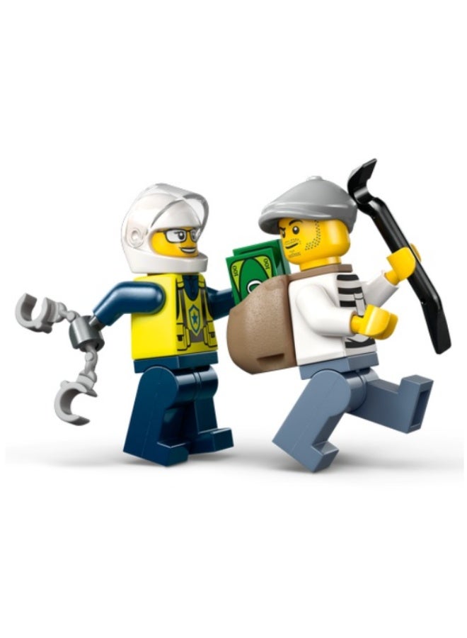 LEGO City Police Motorcycle Chase Building Set - Image 4