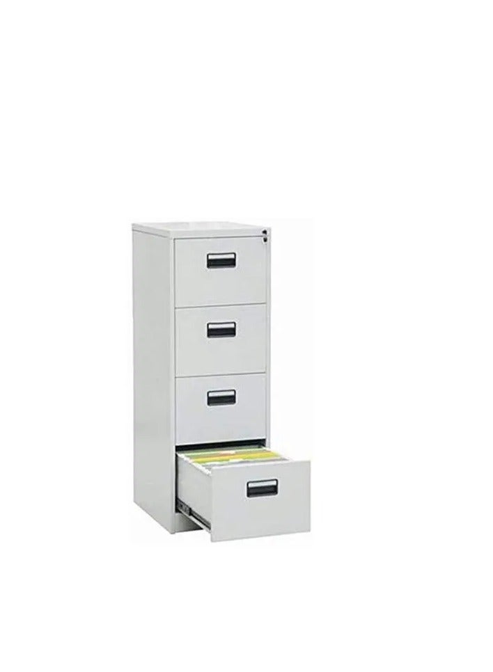 Generic 4 Drawer Vertical Filing Cabinet, Grey (133 X 62 X 45)  - Image 1