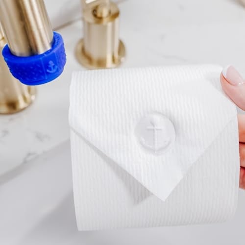 BURU SOLUTIONS Toilet Paper Stamp Nautical (Anchor) - Add a Unique Personal Touch to Your Bathroom Decor! Enhance your Home Decor. Ideal for Housekeeping, Hotels, Rentals, Home Staging Decor and more - Image 2