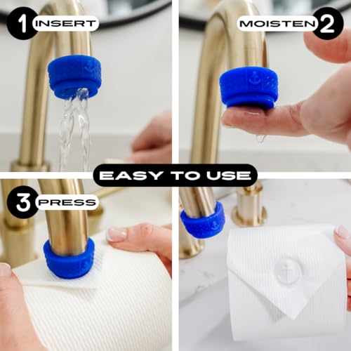 BURU SOLUTIONS Toilet Paper Stamp Nautical (Anchor) - Add a Unique Personal Touch to Your Bathroom Decor! Enhance your Home Decor. Ideal for Housekeeping, Hotels, Rentals, Home Staging Decor and more - Image 3