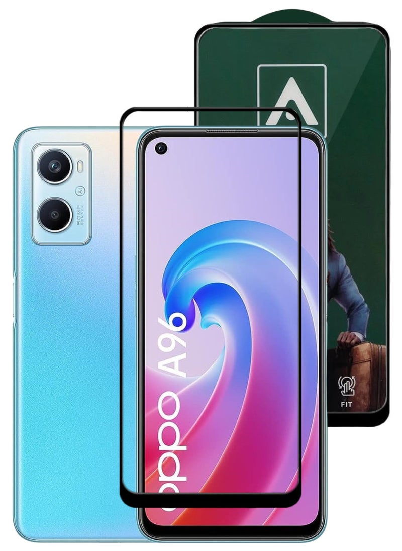 ACLIX Antistatic ESD Dustproof Premium Quality High Definition Tempered Glass Screen Protector Designed For Oppo A96 - Image 1