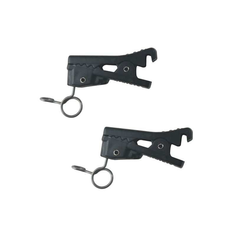 Canfon ABS Plastic Lavalier Microphone Tie Clip for Rode Lavalier GO, SmartLav + Lapel Microphone, Pack of 2 (4.5mm) - Image 1