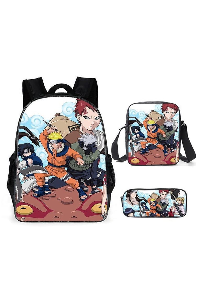 Backpack for primary and secondary school students, backpack for children, anime cartoon backpack, pencil case - Image 1