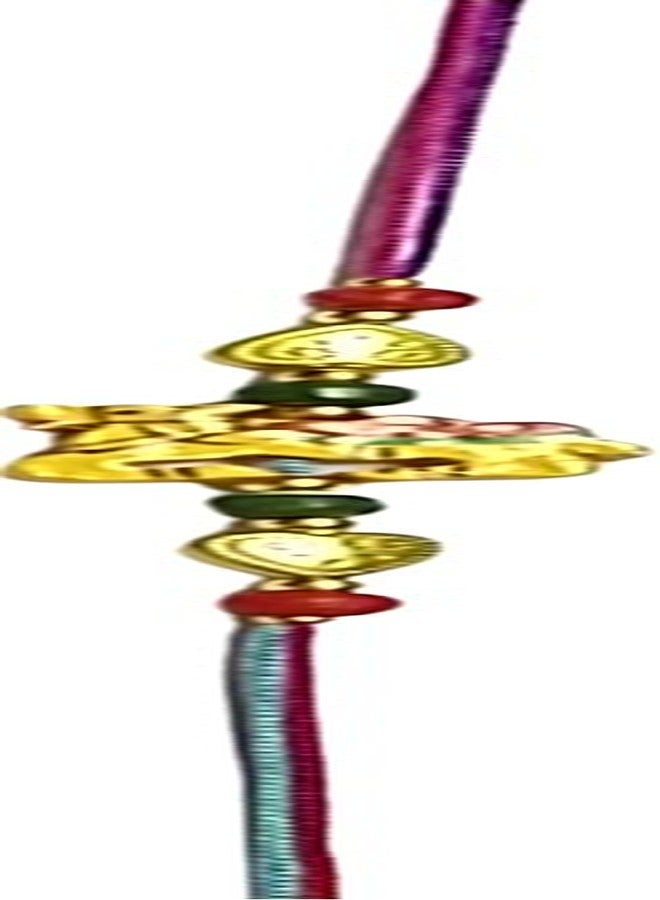 Krishna Rakhi Fancy Yellow Wooden Camel pendal with Heart Metal Bead Environment Friendly for Rakshabandhan for Men and Boys - Image 3