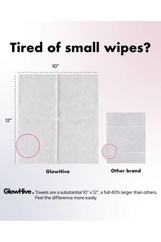 Gentle Disposable Face Towels – Ultra-Soft, Biodegradable, Multi-Purpose 50 XL Disposable Face Towels | Ultra-Soft, Dual-Textured, Chemical-Free Makeup Remover Wipes | Biodegradable, Hypoallergenic, Extra-Thick Facial Wipes for Sensitive Skin & Daily Skincare, baby care, makeup removal, facial cleansing, and cleaning makeup brushes and tools. - view 5